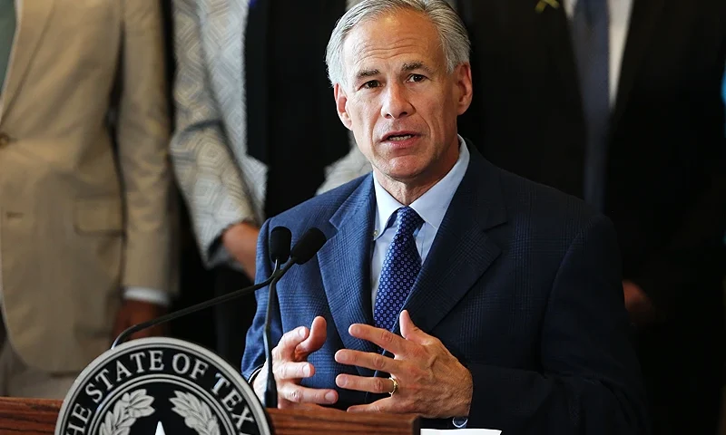 DALLAS, TX - JULY 08: Texas Governor Greg Abbott speaks at Dallas's City Hall near the area that is still an active crime scene in downtown Dallas following the deaths of five police officers last night on July 8, 2016 in Dallas, Texas. Five police officers were killed and seven others were injured in the evening ambush during a march against recent police involved shootings. Investigators are saying the suspect is 25-year-old Micah Xavier Johnson of Mesquite, Texas. This is the deadliest incident for U.S. law enforcement since September 11. (Photo by Spencer Platt/Getty Images)