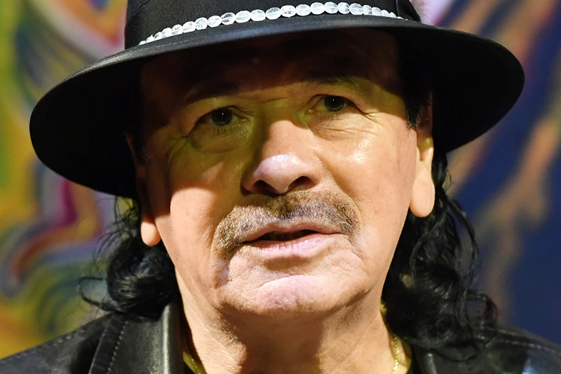 Carlos Santana And Buika Hold Listening Event For "Africa Speaks" Album
LAS VEGAS, NEVADA - MAY 14: Recording artist Carlos Santana speaks during a listening event for his upcoming album "Africa Speaks" featuring singer Buika at the House of Blues Las Vegas inside Mandalay Bay Resort and Casino on May 14, 2019 in Las Vegas, Nevada. (Photo by Ethan Miller/Getty Images)