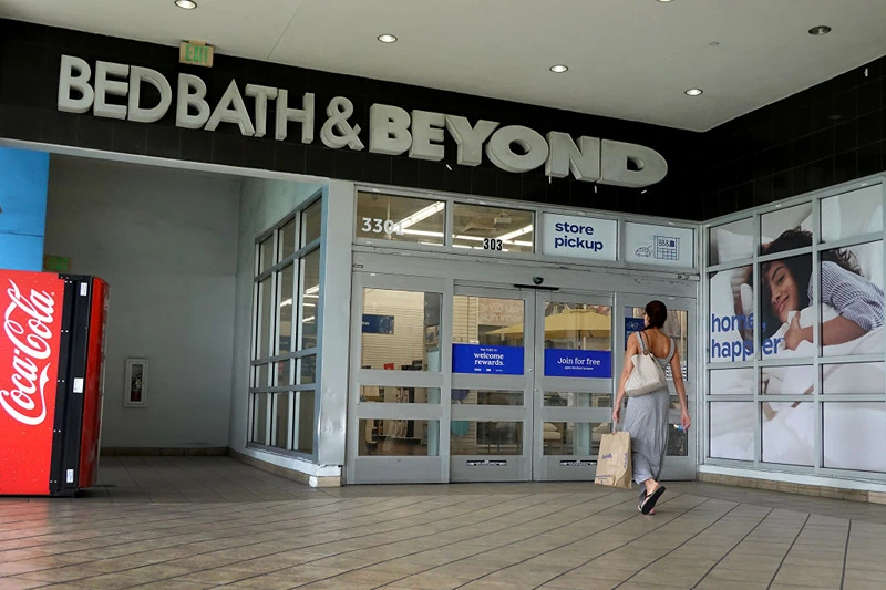 MIAMI, FLORIDA - APRIL 24: A customer enters a Bed Bath & Beyond store on April 24, 2023 in Miami, Florida. Bed Bath & Beyond announced that it filed for Chapter 11 bankruptcy protection and plans to wind down its business and sell off assets while hoping to find a buyer. (Photo by Joe Raedle/Getty Images)