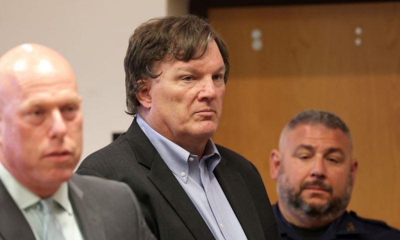 CENTRAL ISLIP, NEW YORK - AUGUST 1: Rex A. Heuermann appears before Judge Timothy P. Mazzei in Suffolk County Court on August 1, 2023 in Central Islip, New York. Heuermann's arrest comes more than a decade after the disappearance of four women whose bodies were found within a quarter mile of each other wrapped in hunting camouflage burlap along remote Gilgo Beach on Long Island's South Shore. Beside the three women Heuermann is charged with killing, he is a suspect in the fourth, according to public reports citing the Suffolk County district attorney's office. (Photo by James Carbone-Pool/Getty Images)