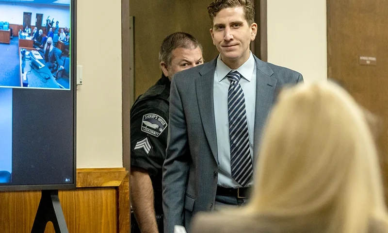 Murder Suspect Bryan Kohberger Attends Pre-Trial Hearing In Idaho MOSCOW, IDAHO - AUGUST 18: Bryan Kohberger enters the courtroom for a hearing on August 18, 2023 in Moscow, Idaho. Kohberger is accused of killing four University of Idaho students in November 2022. (Photo by August Frank-Pool/Getty Images)