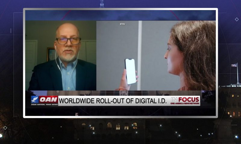 Video still from Leo Hohmann's interview with In Focus on One America News Network
