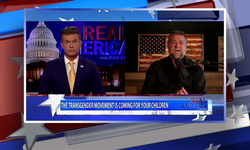 Video still from Victor Marx's interview with Real America on One America News Network