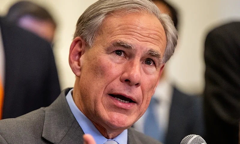 AUSTIN, TEXAS - MARCH 15: Texas Gov. Greg Abbott speaks during a news conference on March 15, 2023 in Austin, Texas. Gov. Abbott and state officials attended a news conference where they spoke on the proposed Texas Helpful Incentives to Produce Semiconductors (CHIPS) Act legislation. (Photo by Brandon Bell/Getty Images)