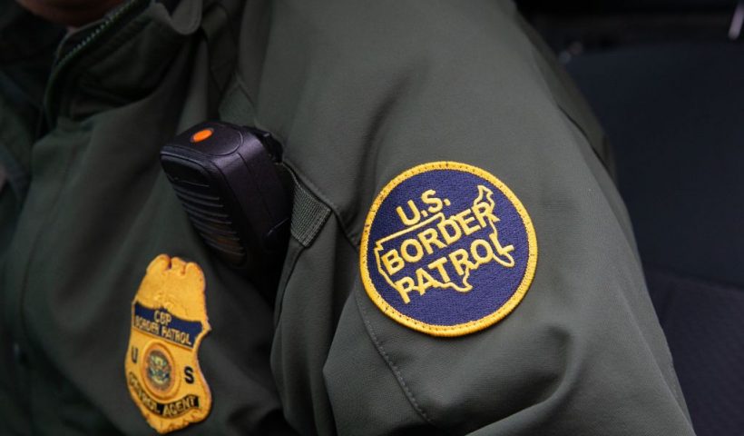 TOPSHOT - This photo shows a US Border Patrol patch on a border agent's uniform in McAllen, Texas, on January 15, 2019. (Photo by SUZANNE CORDEIRO / AFP) (Photo credit should read SUZANNE CORDEIRO/AFP via Getty Images)
