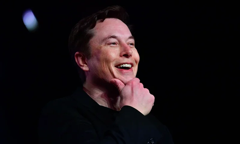US-AUTO-TESLA-MODEL Y Tesla CEO Elon Musk speaks during the unveiling of the new Tesla Model Y in Hawthorne, California on March 14, 2019. (Photo by Frederic J. BROWN / AFP) (Photo credit should read FREDERIC J. BROWN/AFP via Getty Images)