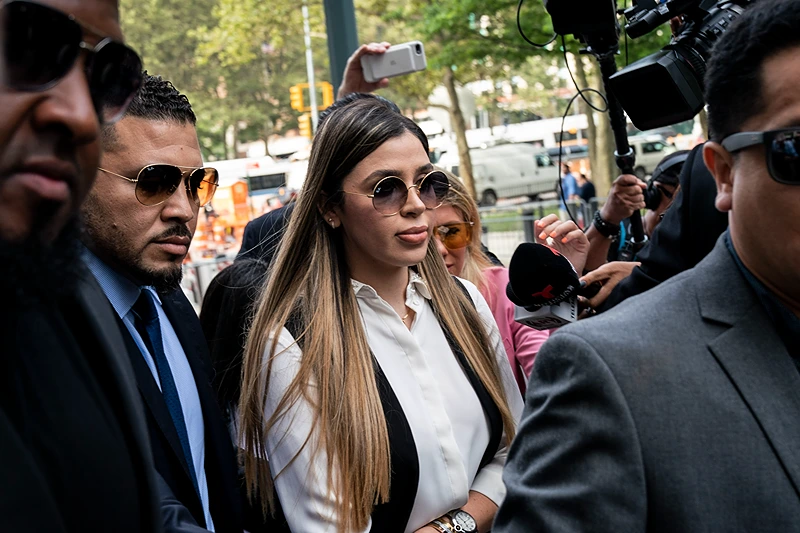 El Chapo’s wife freed from CA prison.