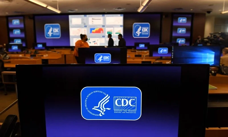 The Emergency Operations Center at the Centers for Disease Control and Prevention in Atlanta, Georgia, on March 19, 2021. (Photo by Eric BARADAT / AFP) (Photo by ERIC BARADAT/AFP via Getty Images)