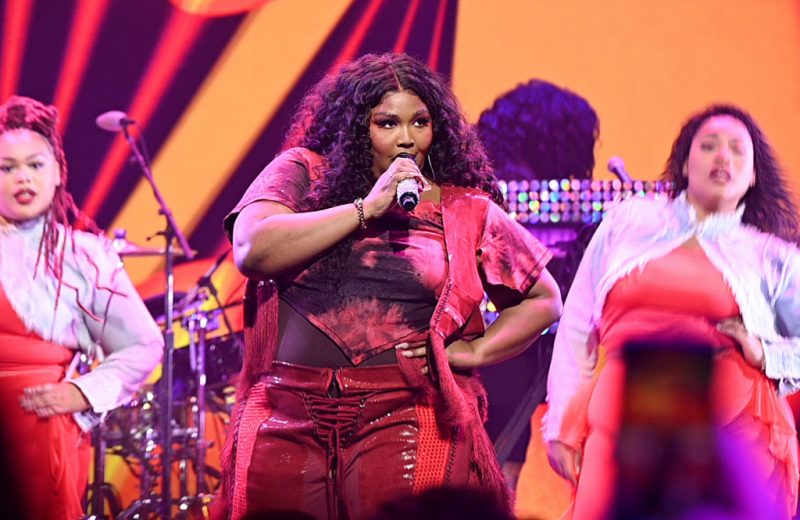NEW YORK, NEW YORK - MAY 17: Lizzo performs onstage during the YouTube Brandcast 2022 at Imperial Theatre on May 17, 2022 in New York City. (Photo by Noam Galai/Getty Images for Youtube)