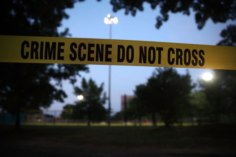 ALEXANDRIA, VA - JUNE 15: Crime scene tape surrounds the Eugene Simpson Field, the site where a gunman opened fire June 15, 2017 in Alexandria, Virginia. Multiple injuries were reported from the instance, the site where a congressional baseball team was holding an early morning practice, including House Republican Whip Steve Scalise (R-LA) who was shot in the hip.