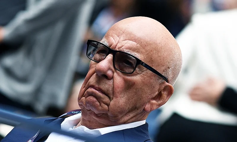 Rupert Murdoch arrives to watch the 2017 US Open Men's Singles final match between Spain's Rafael Nadal and South Africa's Kevin Anderson, at the USTA Billie Jean King National Tennis Center in New York on September 10, 2017. (Photo by Jewel SAMAD / AFP) (Photo by JEWEL SAMAD/AFP via Getty Images)