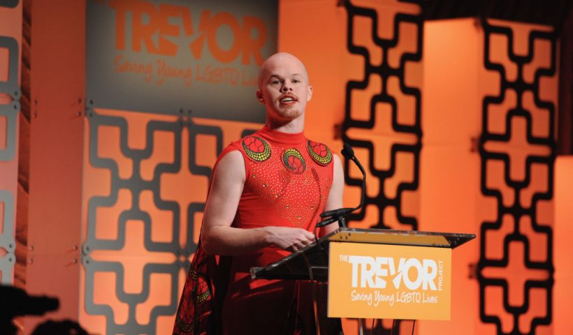NEW YORK, NY - JUNE 11: Head of Advocacy The Trevor Project Sam Brinton speaks onstage during The Trevor Project TrevorLIVE NYC at Cipriani Wall Street on June 11, 2018 in New York City. (Photo by Craig Barritt/Getty Images for The Trevor Project)