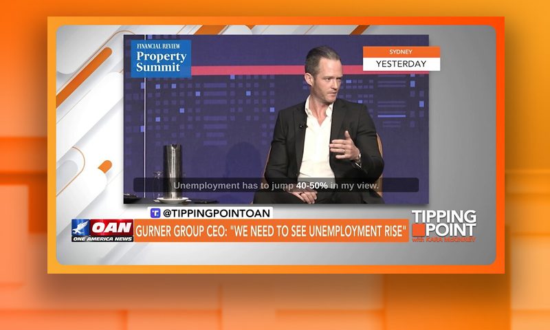 Video still from Tipping Point on One America News Network