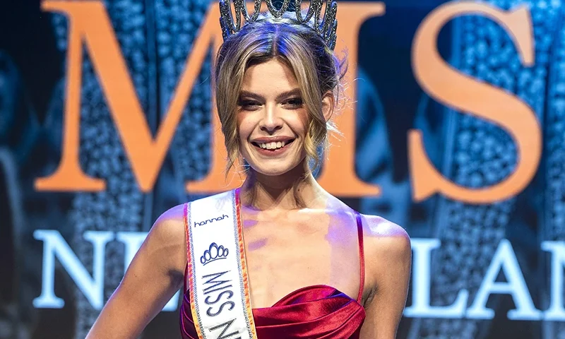 Contestant Rikkie Kolle poses after being crowned winner in the Miss Netherlands beauty pageant in Leusden, on July 8, 2023. A transgender woman has won the Miss Netherlands beauty pageant for the first time in the history of the tournament, saying she wanted to be a "voice and role model" for others. Rikkie Kolle, 22, from the southern town of Breda, was crowned at a ceremony on July 8 and will now take part in the Miss Universe contest in El Salvador, the organisers said. (Photo by Evert Elzinga / ANP / AFP) / Netherlands OUT (Photo by EVERT ELZINGA/ANP/AFP via Getty Images)