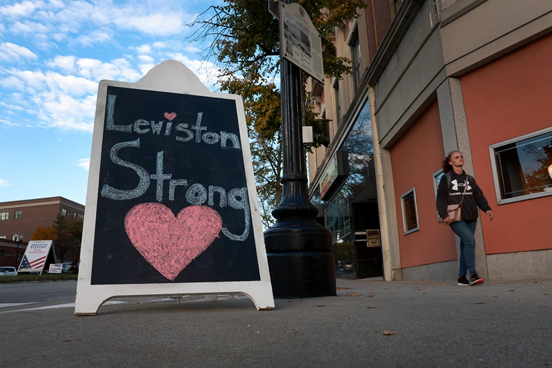 Residents Of Lewiston, Maine Gather For Halloween Event After Deadly