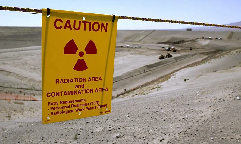 RICHLAND, WA - JUNE 30: The Environmental Restoration Disposal Facility is seen at the Hanford Nuclear Reservation June 30, 2005 near Richland, Washington. The landfill is used to discard contaminated soil, building materials and debris from cleanup work at the rate of 600,000 tons per year. Hanford was a plutonium production complex that played a key role in the nation's defense beginning in the 1940's with the Manhattan Project to develop the atomic bomb and continued for 40 years. The cleanup of the Hanford site is under the direction of the U.S. Department of Energy with annual cleanup costs of $2 billion and an estimated total cost of $50 billion to $60 billion. (Photo by Jeff T. Green/Getty Images)