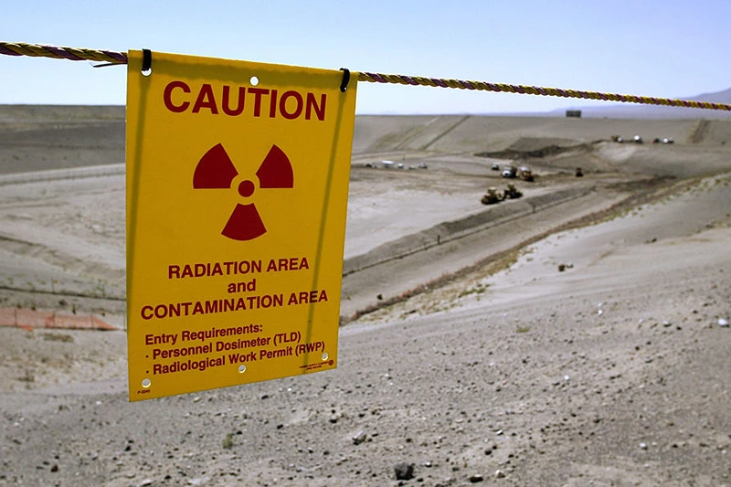 RICHLAND, WA - JUNE 30: The Environmental Restoration Disposal Facility is seen at the Hanford Nuclear Reservation June 30, 2005 near Richland, Washington. The landfill is used to discard contaminated soil, building materials and debris from cleanup work at the rate of 600,000 tons per year. Hanford was a plutonium production complex that played a key role in the nation's defense beginning in the 1940's with the Manhattan Project to develop the atomic bomb and continued for 40 years. The cleanup of the Hanford site is under the direction of the U.S. Department of Energy with annual cleanup costs of $2 billion and an estimated total cost of $50 billion to $60 billion. (Photo by Jeff T. Green/Getty Images)