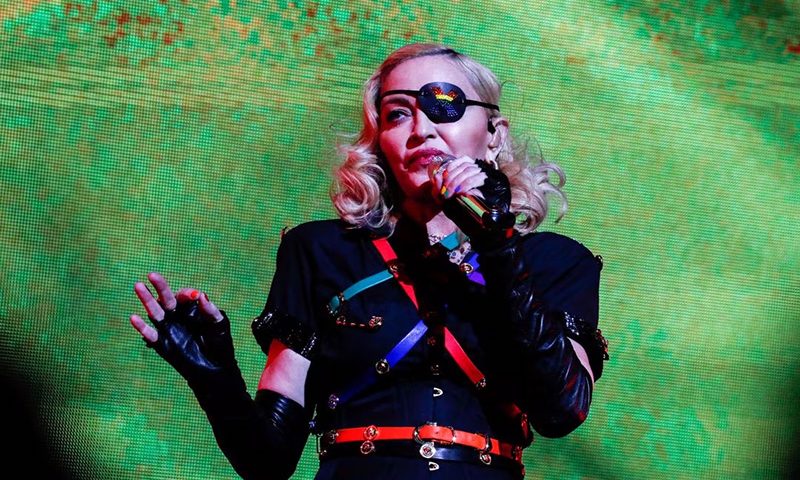 Madonna performs at the 2019 Pride Island concert during New York City Pride in New York City, New York, U.S., June 30, 2019. Picture taken June 30, 2019. REUTERS/Jeenah Moon/File Photo