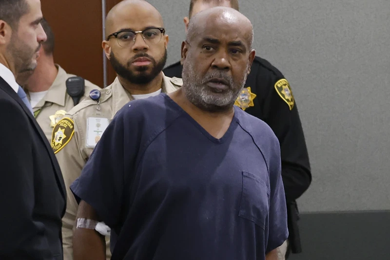Tupac Shakur murder suspect attends court hearing.