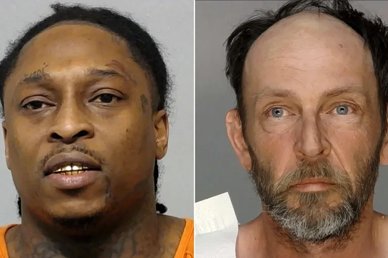 Johnifer Dernard Barnwell, left, was recaptured Sunday after he and three other men escaped from a central Georgia jail in October. Joey Fournier, right, remains at large. (Photo via; Bibb County Sheriff's Office/AP)