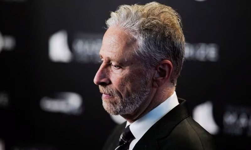 Comedian and talk show host Jon Stewart arrives on the red carpet before receiving the Mark Twain Prize For American Humor, at The Kennedy Center in Washington, U.S., April 24 2022. REUTERS/Cheriss May/File Photo