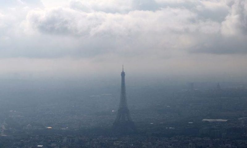 An aerial view shows the Eiffel Tower and the Paris skyline, France, June 19, 2023. REUTERS/Stephanie Lecocq/ File photo