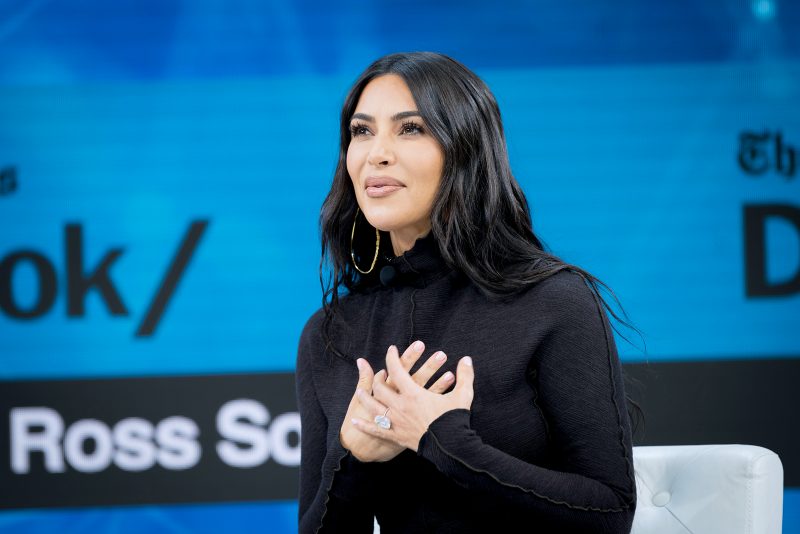 NEW YORK, NEW YORK - NOVEMBER 06:  Kim Kardashian West speaks onstage at 2019 New York Times Dealbook on November 06, 2019 in New York City. (Photo by Mike Cohen/Getty Images for The New York Times)
