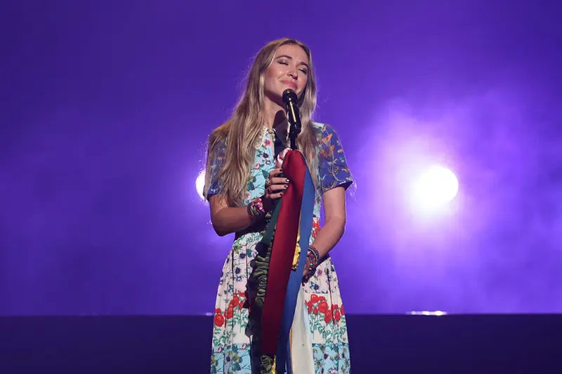 Lauren Daigle performs during the 10th Annual K-LOVE Fan Awards at The Grand Ole Opry on May 28, 2023 in Nashville, Tennessee. (Photo by Terry Wyatt/Getty Images)