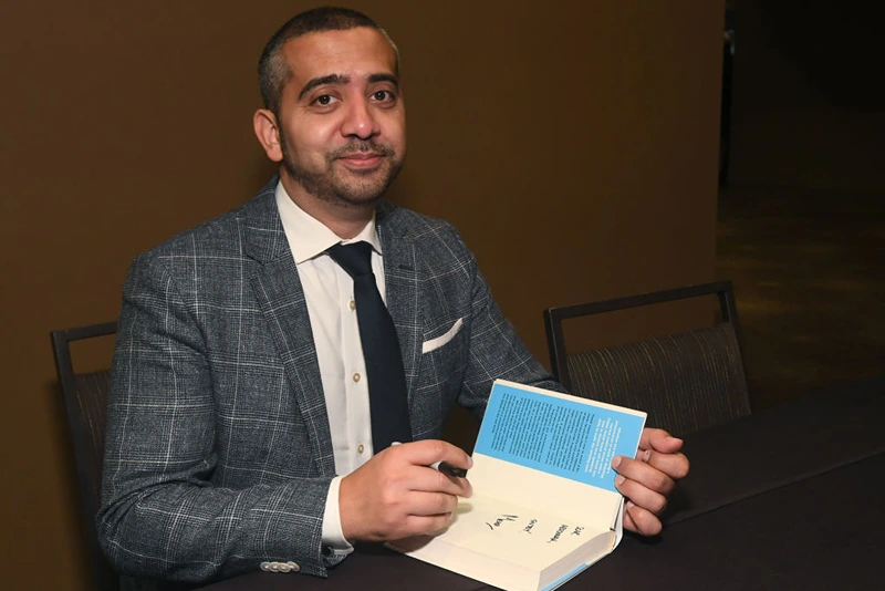 LOS ANGELES, CALIFORNIA - NOVEMBER 11: Mehdi Hasan attends the Muslim Public Affairs Council Covention: Authentic Voices For Principled Changed at The Westin Bonaventure Hotel & Suites, Los Angeles on November 11, 2023 in Los Angeles, California. (Photo by Alberto E. Rodriguez/Getty Images)