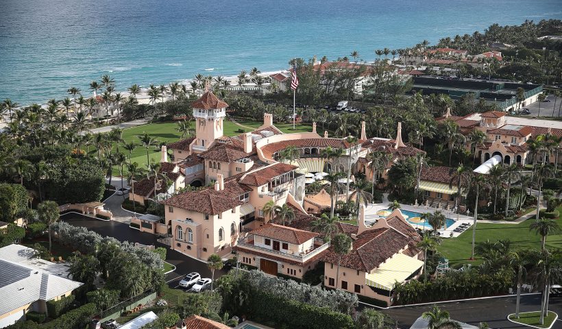 PALM BEACH, FL - JANUARY 11: The Atlantic Ocean is seen adjacent to President Donald Trump's beach front Mar-a-Lago resort, also sometimes called his Winter White House, the day after Florida received an exemption from the Trump Administration's newly announced ocean drilling plan on January 11, 2018 in Palm Beach, Florida. Florida was the only state to receive an exemption from the announced deregulation plan to allow offshore oil and gas drilling in all previously protected waters of the Atlantic and Pacific oceans. (Photo by Joe Raedle/Getty Images)