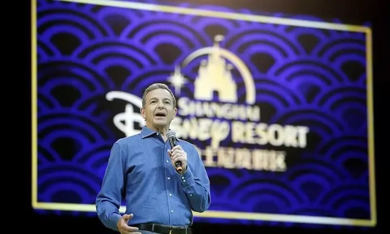 Disney's Chief Executive Officer Bob Iger holds a news conference at Shanghai Disney Resort as part of the three-day Grand Opening events in Shanghai, China, June 15, 2016. REUTERS/Aly Song/File Photo