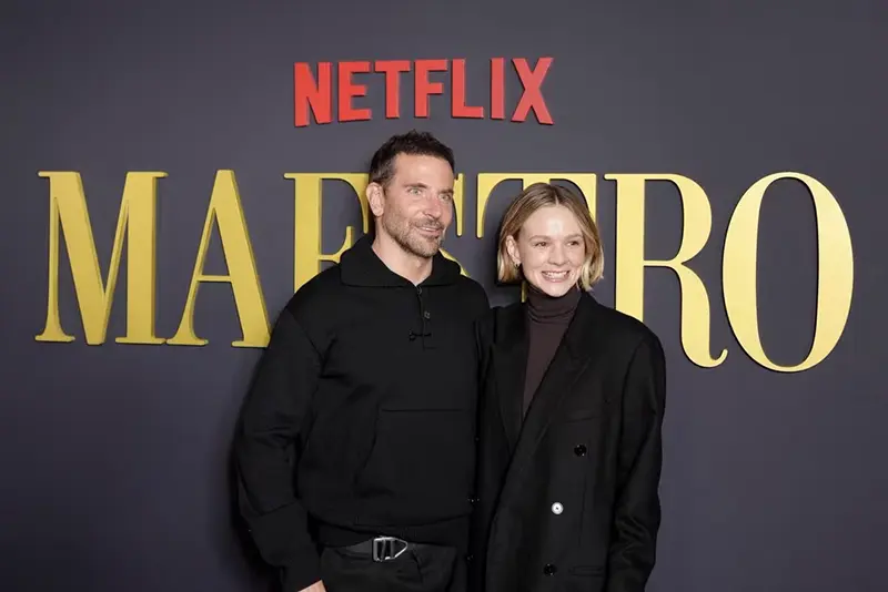 Bradley Cooper and Carey Mulligan attend the premiere of the film 'Maestro' in London Britain, December 1, 2023. REUTERS/Maja Smiejkowska