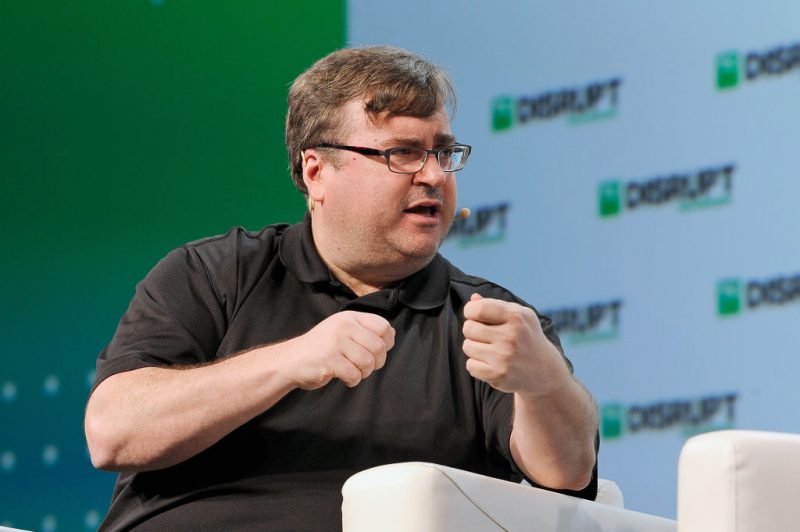 SAN FRANCISCO, CA - SEPTEMBER 06: Greylock Partner Reid Hoffman speaks onstage during Day 2 of TechCrunch Disrupt SF 2018 at Moscone Center on September 6, 2018 in San Francisco, California. (Photo by Steve Jennings/Getty Images for TechCrunch)