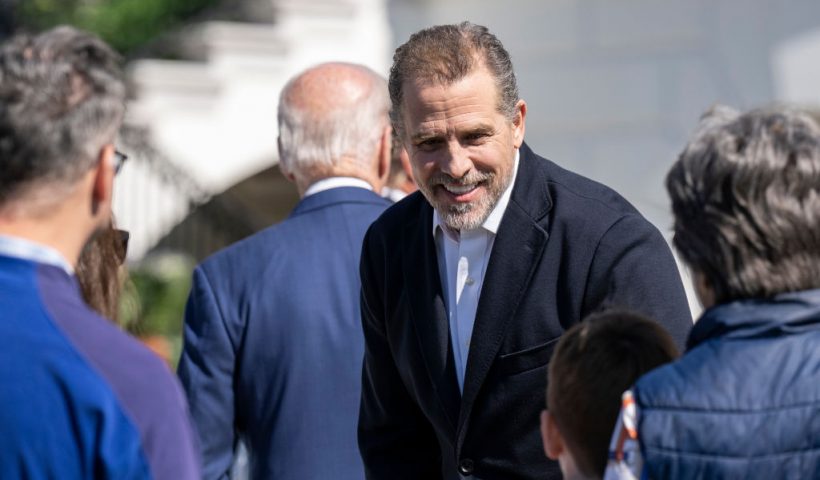 WASHINGTON, DC - APRIL 10: Hunter Biden, U.S. President Joe Biden's son, attends the annual Easter Egg Roll on the South Lawn of the White House on April 10, 2023 in Washington, DC. The tradition dates back to 1878 when President Rutherford B. Hayes invited children to the White House for Easter and egg rolling on the lawn. (Photo by Drew Angerer/Getty Images)