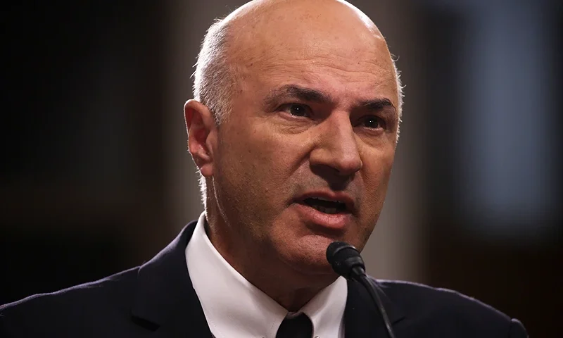 WASHINGTON, DC - DECEMBER 14: Investor and television personality Kevin O’Leary testifies during a hearing before Senate Banking, Housing, and Urban Affairs Committee at Dirksen Senate Office Building December 14, 2022 on Capitol Hill in Washington, DC. The committee held a hearing on “Crypto Crash: Why the FTX Bubble Burst and the Harm to Consumers.” (Photo by Alex Wong/Getty Images)