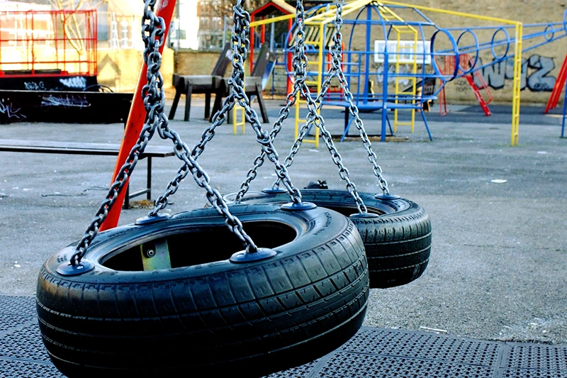 School Playing Grounds Being Sold Off
LONDON - DECEMBER 18: A concrete surfaced playground is shown December 18, 2002 in London. School playing fields are being sold off at a rate of almost one a week despite government assurances that the Conservative policy of selling sports grounds would be reversed. (Photo by John Li/Getty Images)