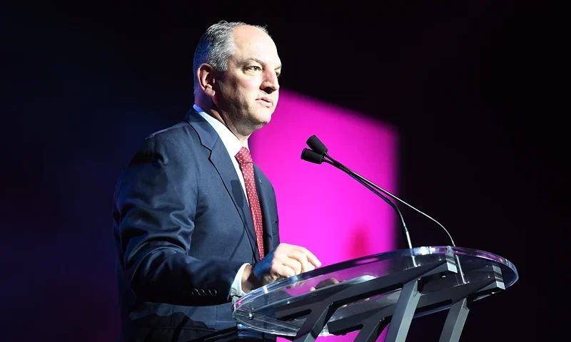 2017 ESSENCE Festival Presented By Coca-Cola Ernest N. Morial Convention Center - Day 1 NEW ORLEANS, LA - JUNE 30: Governor John Bel Edwards speaks onstage at the 2017 ESSENCE Festival presented by Coca-Cola at Ernest N. Morial Convention Center on June 30, 2017 in New Orleans, Louisiana. (Photo by Paras Griffin/Getty Images for 2017 ESSENCE Festival )