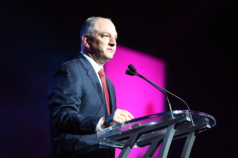 2017 ESSENCE Festival Presented By Coca-Cola Ernest N. Morial Convention Center - Day 1
NEW ORLEANS, LA - JUNE 30: Governor John Bel Edwards speaks onstage at the 2017 ESSENCE Festival presented by Coca-Cola at Ernest N. Morial Convention Center on June 30, 2017 in New Orleans, Louisiana. (Photo by Paras Griffin/Getty Images for 2017 ESSENCE Festival )