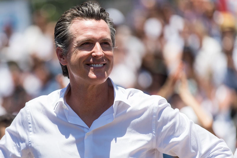 Families Belong Together - Freedom for Immigrants March Los Angeles
LOS ANGELES, CA - JUNE 30: Gavin Newsom attends 'Families Belong Together - Freedom for Immigrants March Los Angeles' at Los Angeles City Hall on June 30, 2018 in Los Angeles, California. (Photo by Emma McIntyre/Getty Images for Families Belong Together LA)