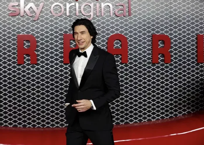 Cast member Adam Driver arrives for the red carpet of the London Premiere of the film 'Ferrari' in London, Britain, December 4, 2023. REUTERS/Hollie Adams
