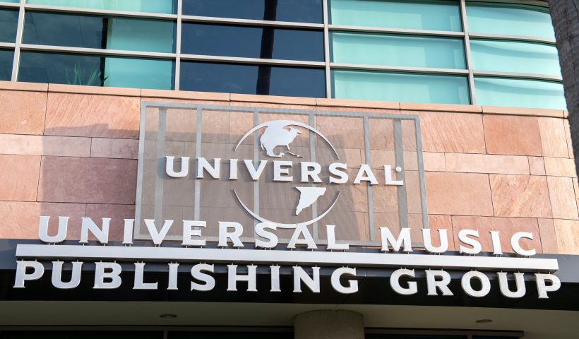 A view of the Universal Music Group (UMG) headquarters is seen on February 9, 2021 in Santa Monica, California. - UMG and TikTok announced on February 8, 2021 a global agreement that "significantly expands and enhances the companies existing relationship" and will allow TikTok users "to incorporate clips from UMG's full catalog of music". (Photo by VALERIE MACON / AFP) (Photo by VALERIE MACON/AFP via Getty Images)