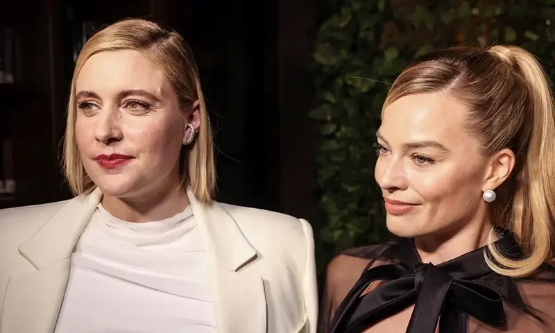 Greta Gerwig and Margot Robbie attend an interview during the 33rd annual Gotham Film Awards in New York City, U.S., November 27, 2023. REUTERS/Caitlin Ochs/File Photo