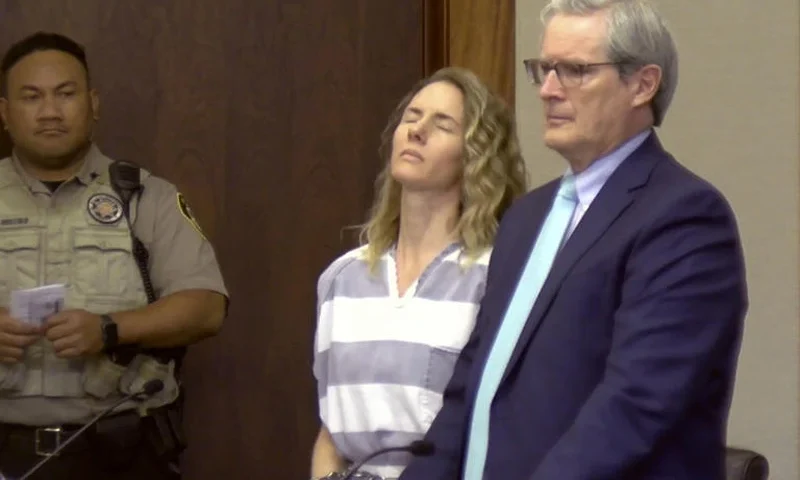FILE - This image from video shows Ruby Franke during a hearing Monday, Dec. 18, 2023, in St. George, Utah. A Utah judge will set prison sentences Tuesday, Feb. 20, 2024, for Franke, a mother of six who gave parenting advice via a once-popular YouTube channel called “8 Passengers,” and her business partner after they each pleaded guilty to four counts of aggravated child abuse for physically and emotionally abusing Franke’s children. (Ron Chaffin/St. George News via AP, Pool, File) © Provided by The Associated Press