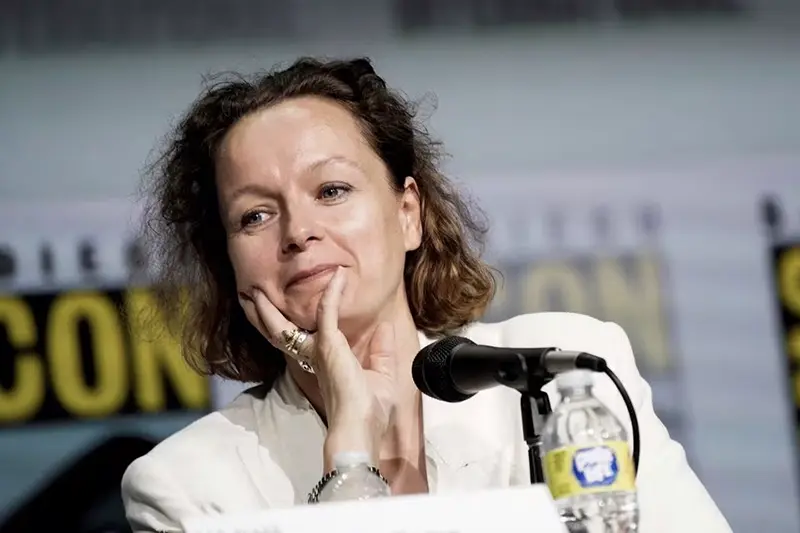 Actress Samantha Morton looks on during a panel of AMC’s "Tales of the Walking Dead" television series at Comic-Con International in San Diego, California, U.S., July 22, 2022. REUTERS/Bing Guan/File Photo