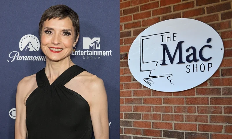 (L)WASHINGTON, DC - APRIL 30: Catherine Herridge attends Paramount’s White House Correspondents’ Dinner after party at the Residence of the French Ambassador on April 30, 2022 in Washington, DC. (Photo by Shedrick Pelt/Getty Images)/ (R)An exterior view of "The Mac Shop" in Wilmington, Delaware is seen on October 21, 2020. - The New York Post last week revived allegations against Hunter Biden with a story claiming it had obtained documents from a laptop owned by the former vice president's son which was brought in for repairs to the shop in April 2019 but never picked up. The Post claimed that emails found on the laptop showed that Hunter Biden introduced his father to a Burisma advisor, Vadym Pozharskyi, in 2015 and contradict Joe Biden's claims that he never spoke to his son about his overseas business dealings. The Post said the shop owner handed the laptop over to the FBI and also made a copy of the hard drive and gave it to former New York mayor Rudy Giuliani. (Photo by Angela Weiss / AFP) (Photo by ANGELA WEISS/AFP via Getty Images)
