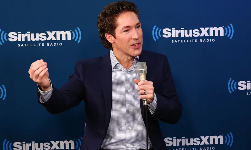 NEW YORK, NY - OCTOBER 01: Joel Osteen speaks during the SiriusXM Studios for its "Town Hall" Series, hosted by Kathie Lee Gifford on October 1, 2018 in New York City. (Photo by Astrid Stawiarz/Getty Images for SiriusXM)