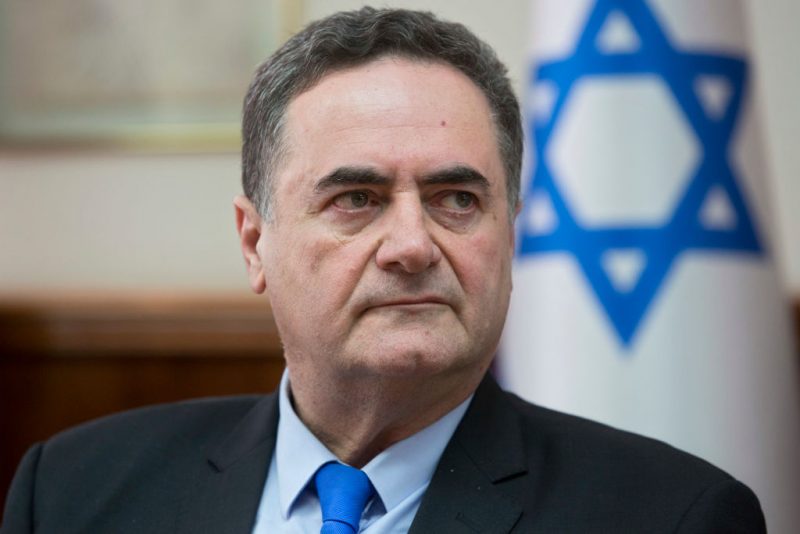 Israeli Minister of Transport Yisrael Katz attends the weekly cabinet meeting at the Prime Minister's office in Jerusalem on February 17, 2019. - Israeli Prime Minister Benjamin Netanyahu announced on February 17 he was relinquishing the role of foreign minister and handing it to a right-wing rival from within his Likud party, Israel Katz. The move comes ahead of April 9 elections and follows court challenges arguing Netanyahu -- who is also health and defence minister -- has taken on too many governmental portfolios. (Photo by Sebastian Scheiner / POOL / AFP) (Photo credit should read SEBASTIAN SCHEINER/AFP via Getty Images)