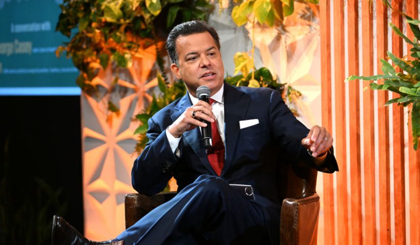 NEW YORK, NEW YORK - JUNE 15: John Avlon, Journalist, Political Commentator, Author speaks on stage as The Bob Woodruff Foundation hosts The Got Your 6 Summit at Metropolitan Pavilion on June 15, 2022 in New York City. (Photo by Slaven Vlasic/Getty Images for The Bob Woodruff Foundation )