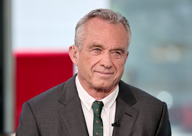 NEW YORK, NEW YORK - JUNE 02: Robert F. Kennedy Jr. visits "The Faulkner Focus"at Fox News Channel Studios on June 02, 2023 in New York City. (Photo by Jamie McCarthy/Getty Images)