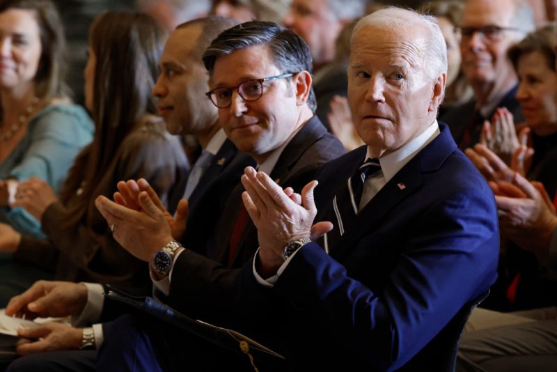 Biden open to meeting Speaker Johnson on Ukraine funding and border security if he has input